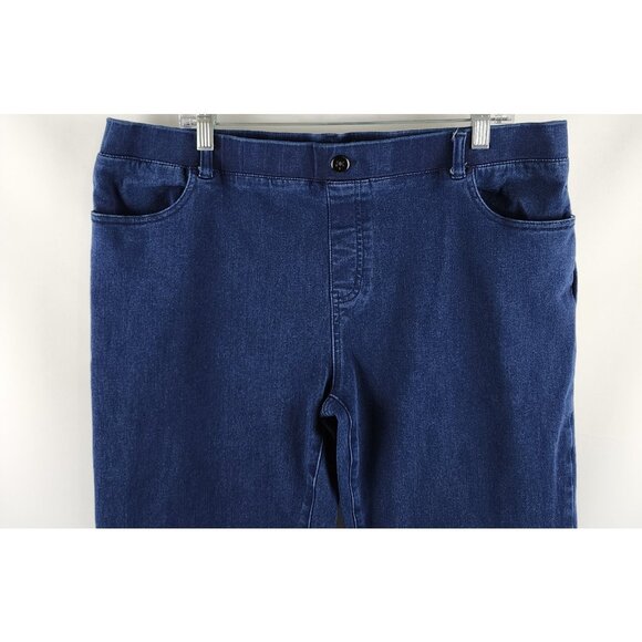 Betabrand Jeans Womens 2XL Blue Classic Dress Pant Yoga Pant W1544-IN - Picture 2 of 10